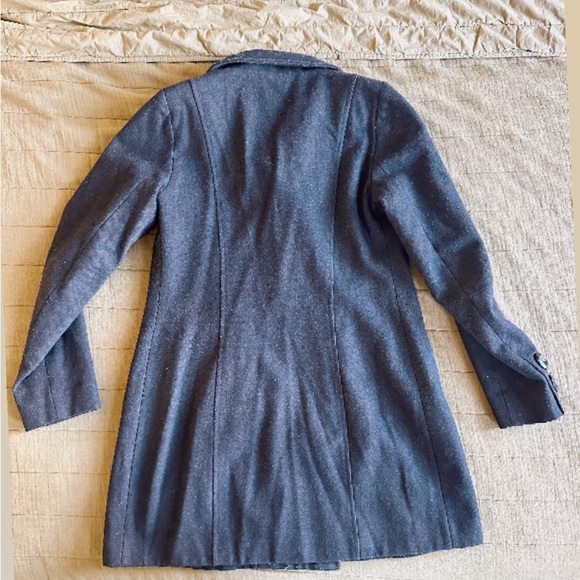 VERY VERY Wool and Cashmere Gray Coat Small - Picture 2 of 8